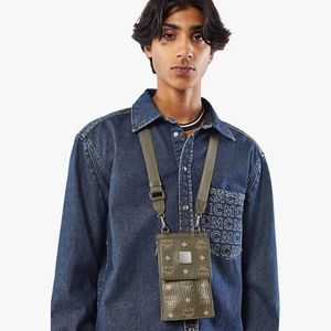 AUTHENTIC MCM UNISEX WALLET CROSSBODY